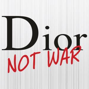 dior not war meaning|what happened to christian dior.